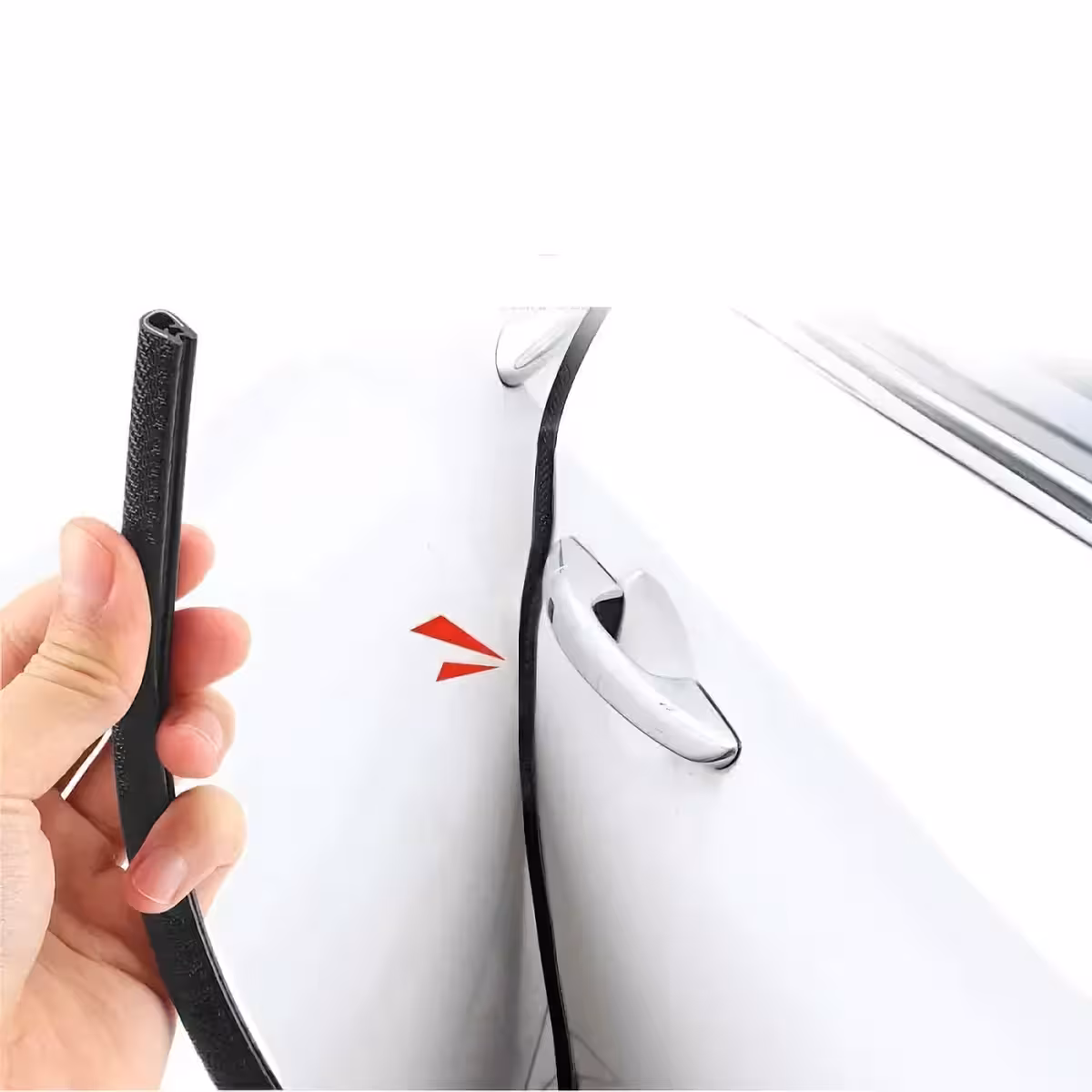 Guminė ritė durų kraštų apsaugai