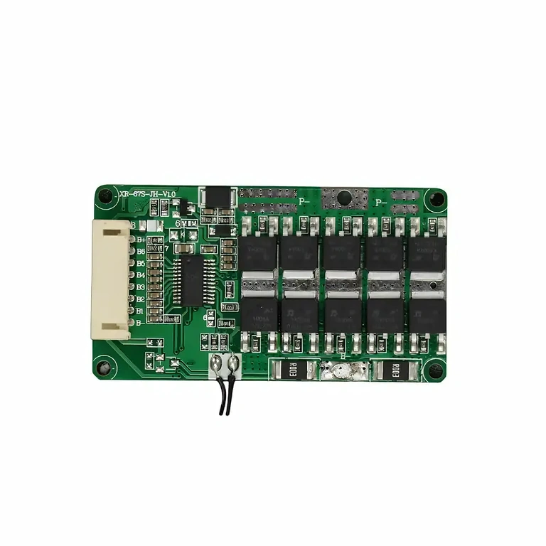 7S BMS Li-ion baterijoms Li-ion 7S baterijų įkrovimo/iškrovimo apsaugos modulis