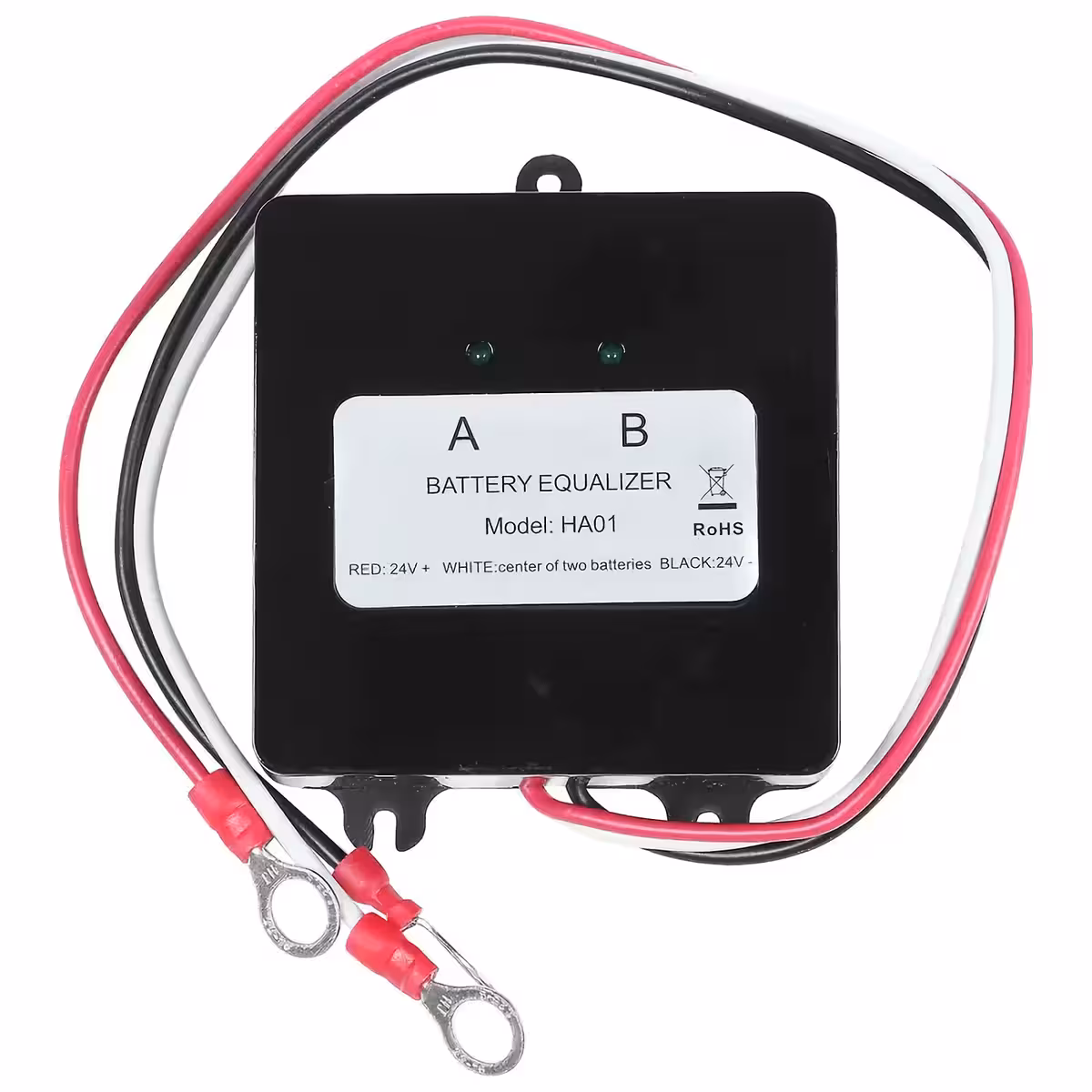 Automatinis įrenginys įtampos balansavimui kelių baterijų sistemose