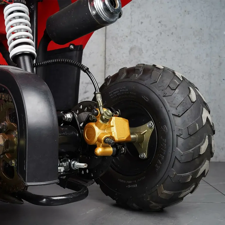 Auksinis galinis ATV suportas su disku