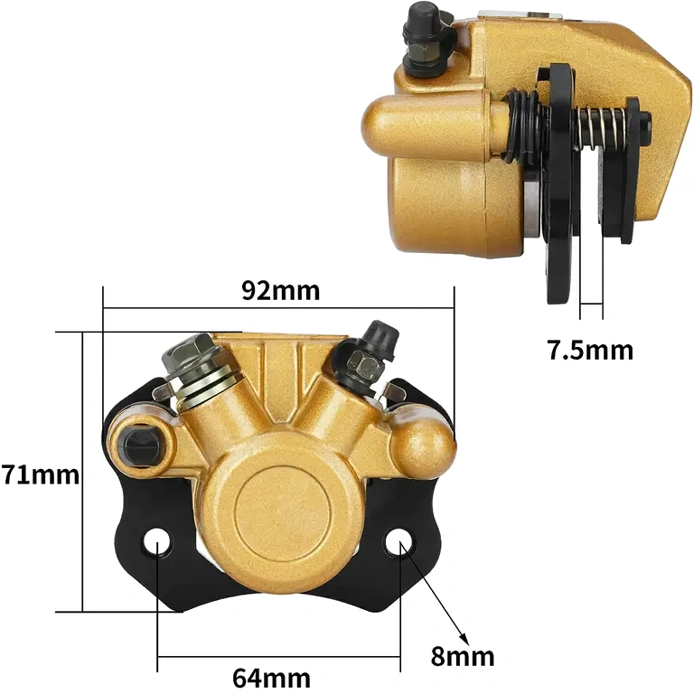 Universalus ATV diskinio stabdžio suportas 50cc–250cc