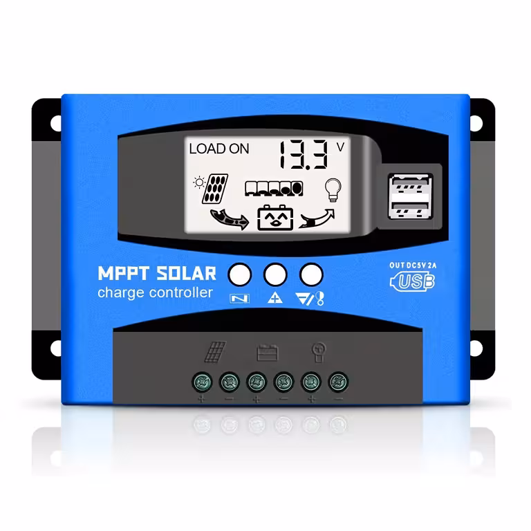 MPPT 100A saulės valdiklis saulės panelėms 12V/24V