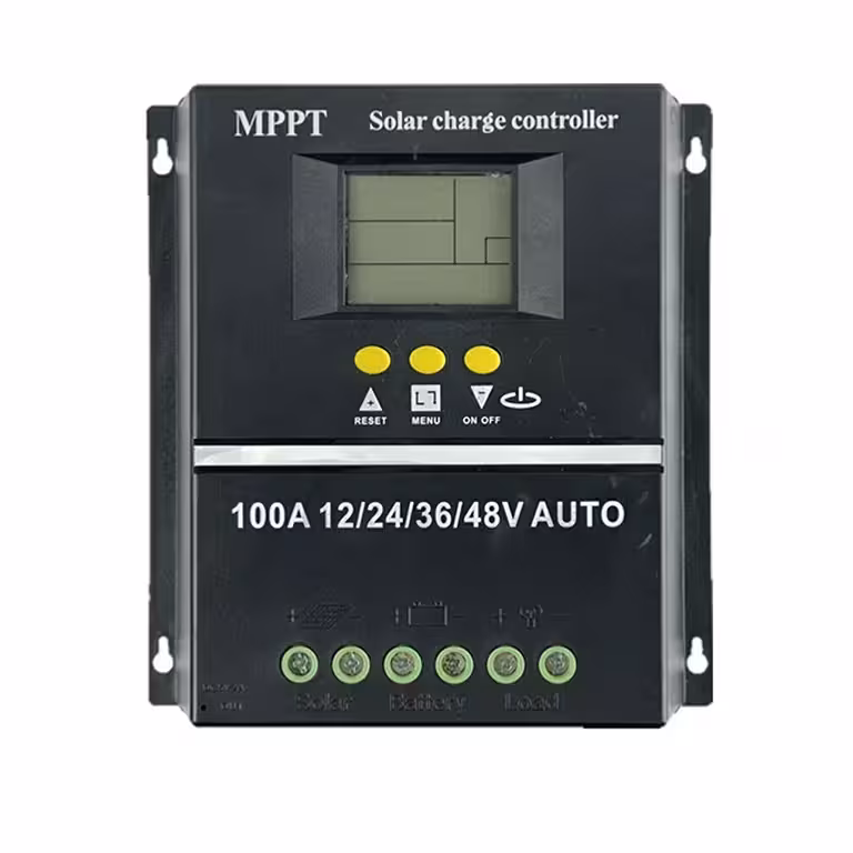 MPPT 100A saulės valdiklis SY48100A – 12V/24V/36V/48V fotovoltinėms panelėms