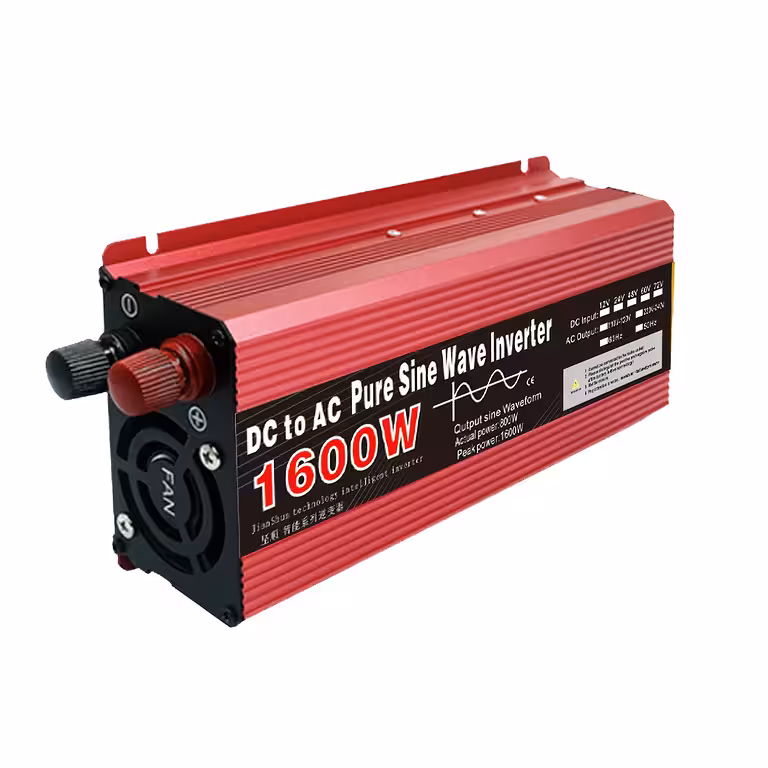1600W grynos sinusinės bangos inverteris 12V į 220V – nuolatinė galia 800W