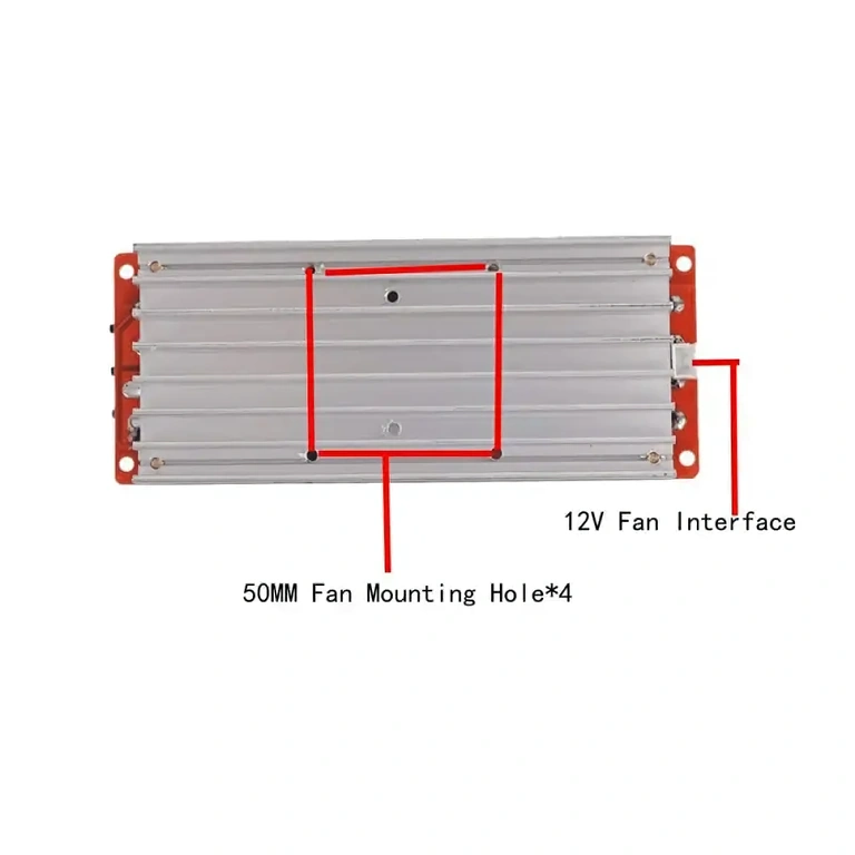 DC-DC konverteris su aktyviu aušinimu, rekomenduojamas nuolatiniam darbui