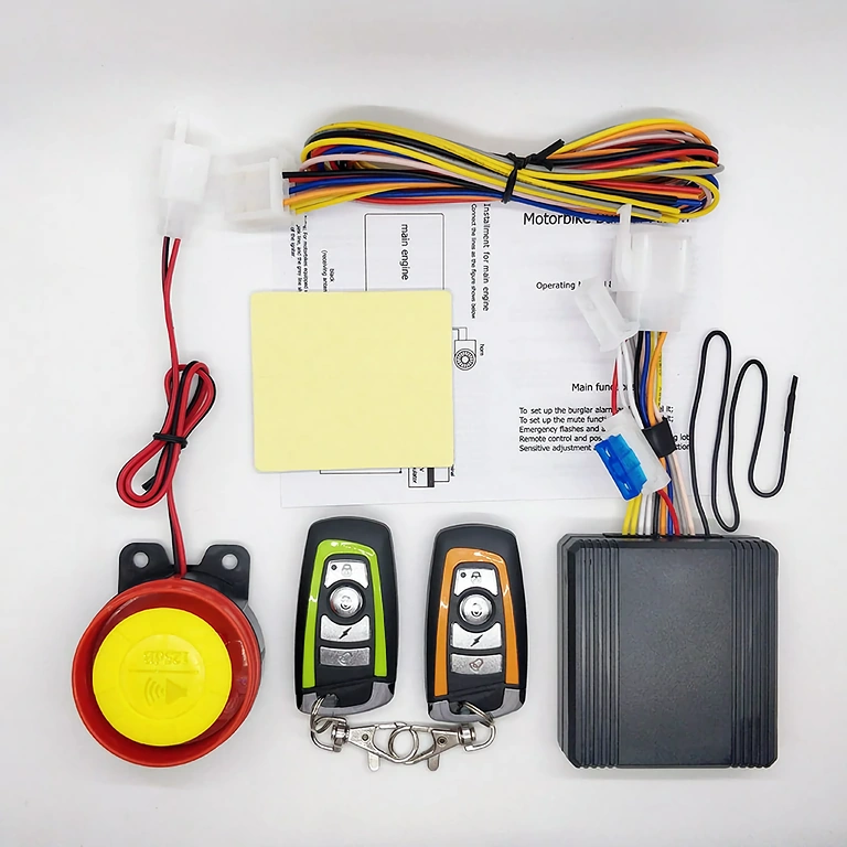 Pilnas ATV ir motociklo apsaugos nuo vagystės komplektas