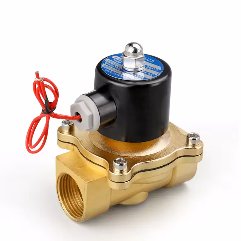 220V 3/4 vandens/oro elektromagnetinis vožtuvas normaliai uždarytas – automatinė laistymo ir šildymo sistema