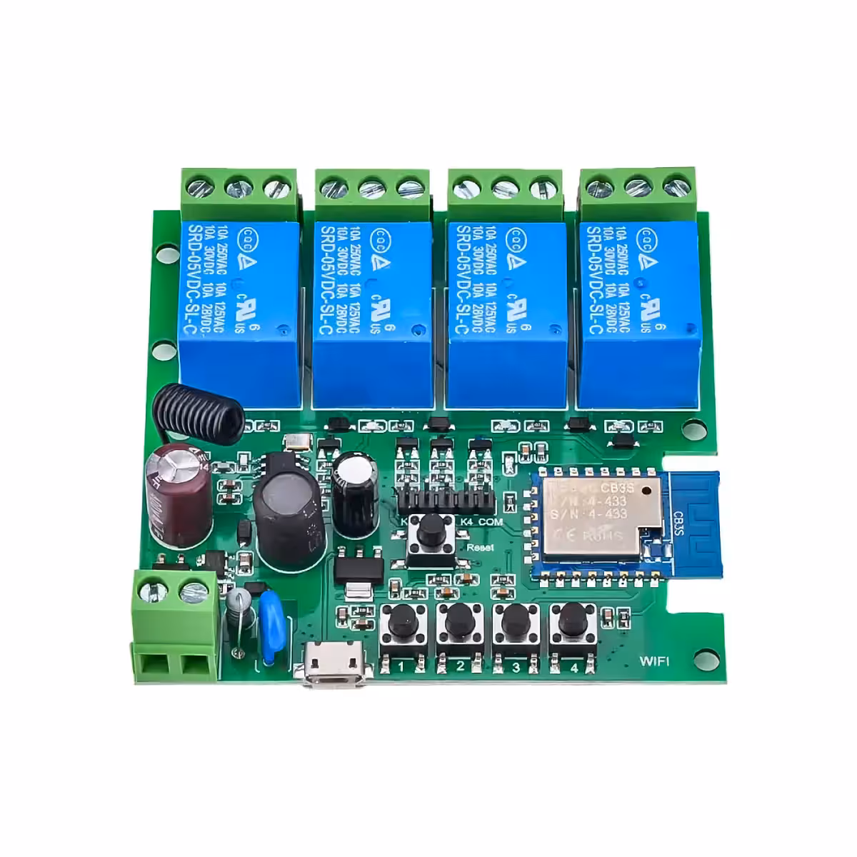 Programėlės pavyzdys: nuotolinis prieigos ar garažo vartų valdymas