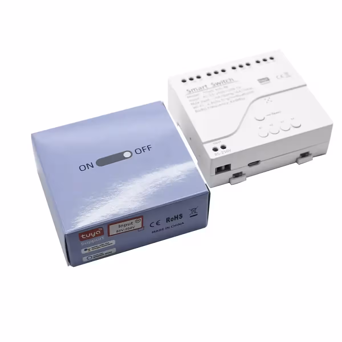 Priedai pristatyti kartu su išmaniuoju WiFi jungikliu