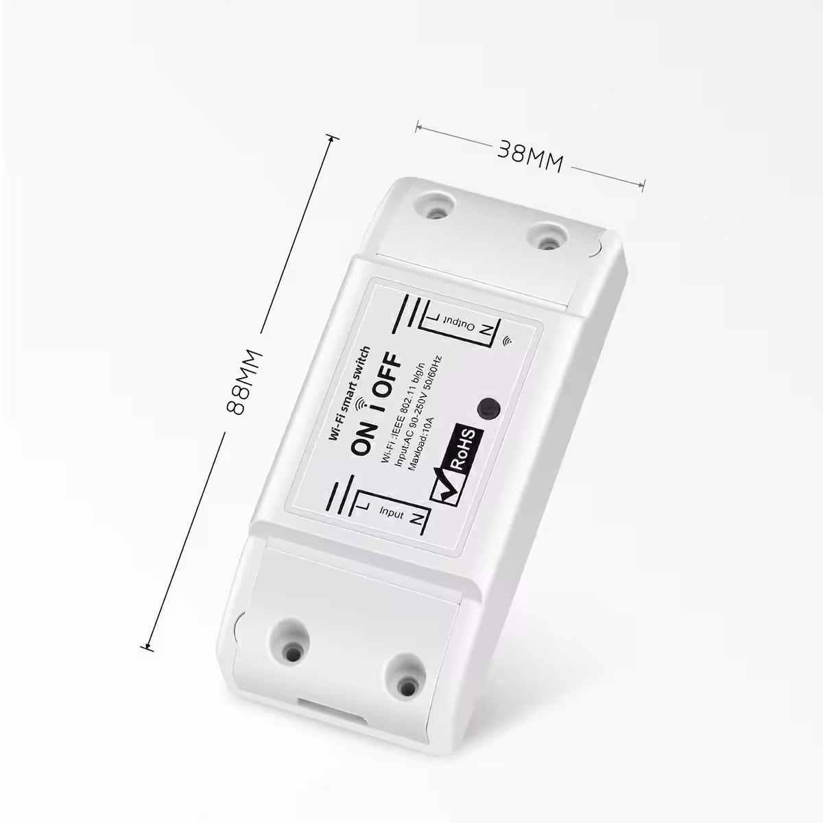 Relė belaidžiam jungikliui, valdoma išmaniuoju telefonu