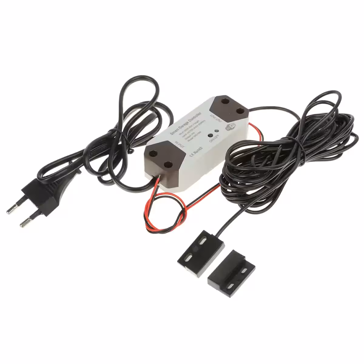 WiFi relinis modulis suderinamas su Tuya Smart Life garažo durims automatizuoti