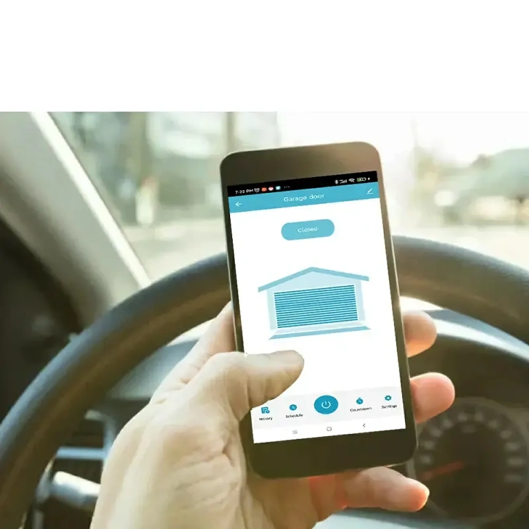 Vartų atidarymas per mobilųją programėlę Vartų atidarymo modulis per mobilią programėlę, suderinamas su Alexa ir Google Home