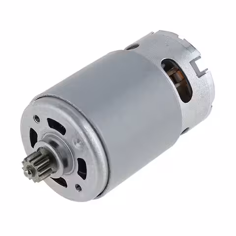 RS550 18V–21V DC savaiminio varžto variklis su 12 dantų – 28.000 RPM, 1Nm sukimo momentas