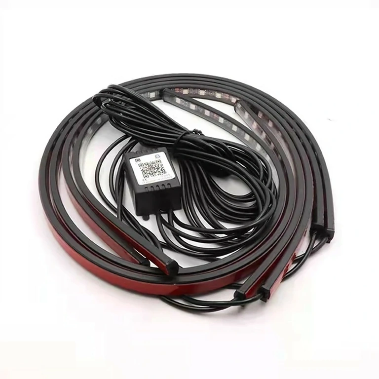 Multispalvių LED apšvietimo sistema automobiliui