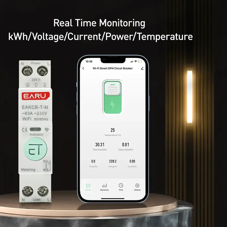 Reguliuojama srovės riba Reguliuojama apsaugos funkcija siekiant išvengti instaliacijos perkrovos