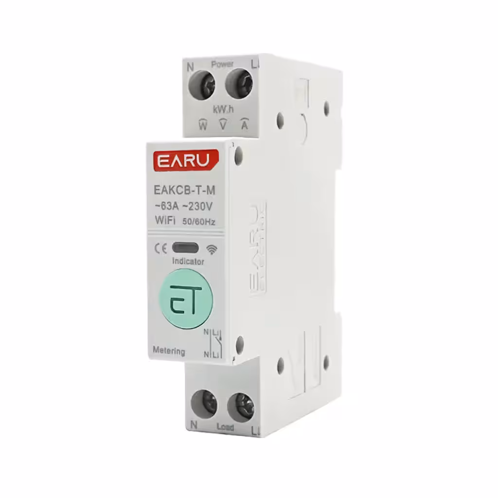 WiFi vienfazis elektros skaitiklis su viršįtampio apsauga ir vartojimo stebėjimu