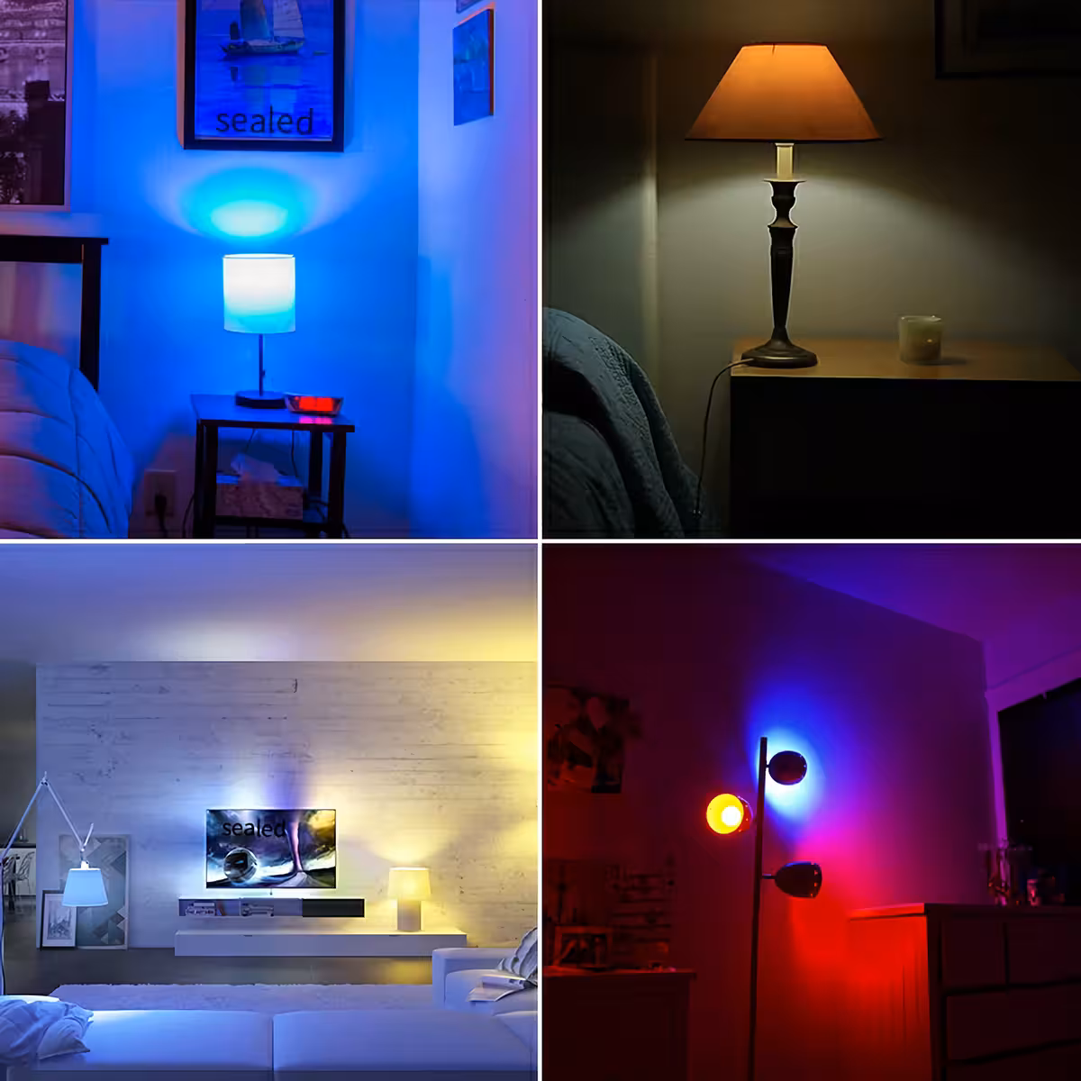 Reguliuojama LED lemputė valdomas per Smart Life / Tuya programėlę