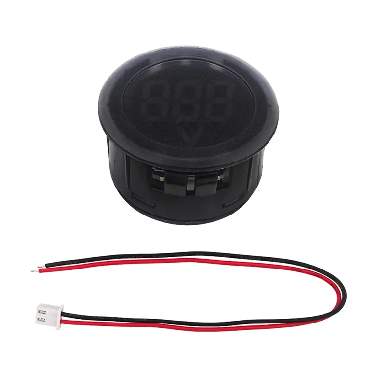 Skaitmeninis voltmetras su ABS korpusu Skaitmeninis voltmetras su tvirtu ABS korpusu