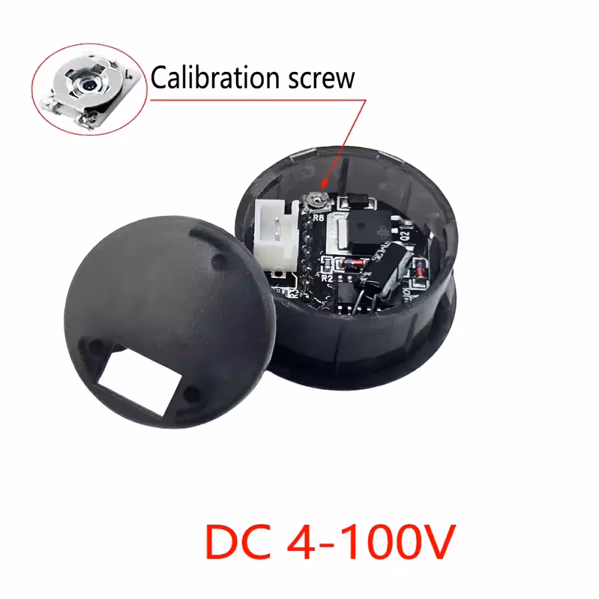 Skaitmeninis voltmetras su ±1% paklaida automobilių akumuliatoriui