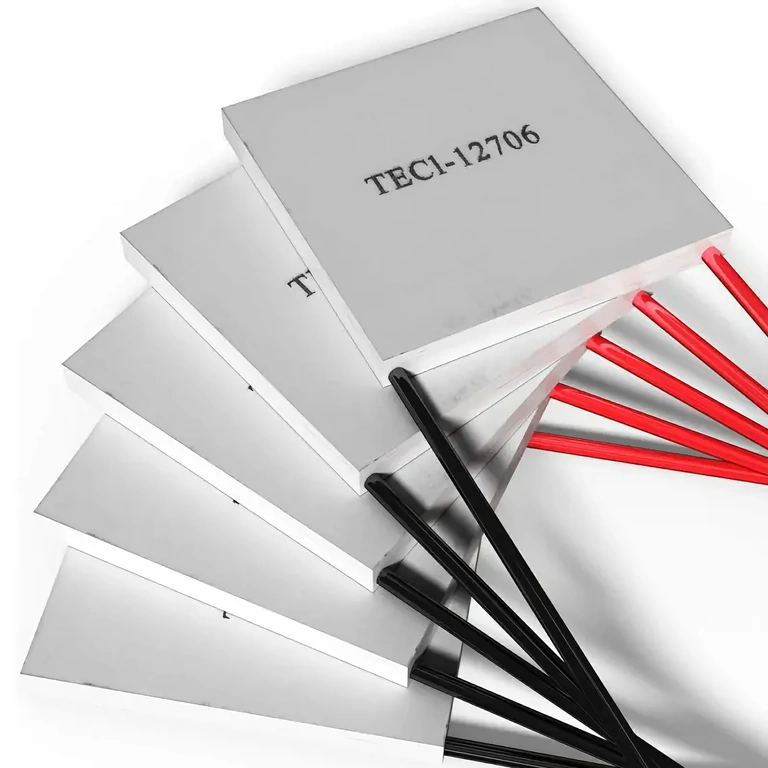 Peltier aušinimo ir šildymo modulis Termoelektrinis modulis su Peltier celėmis vėsinimui ir šildymui