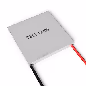 Peltier TEC1-12706 modulis 12V 60W su terminė pasta – efektyvus termoelektrinis aušinimas