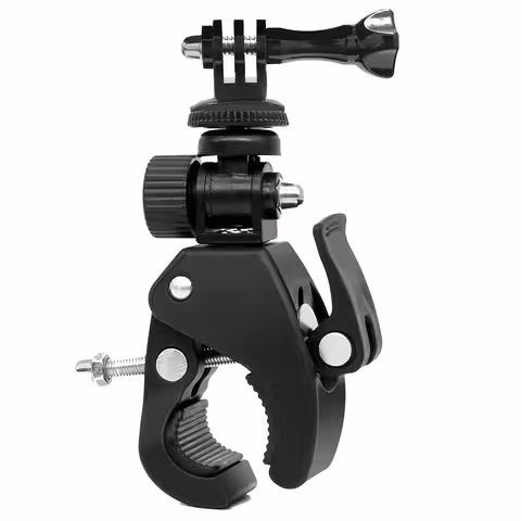 GoPro kameros laikiklis ant vairo – stabilus tvirtinimas dviračiui, motociklui ir ATV