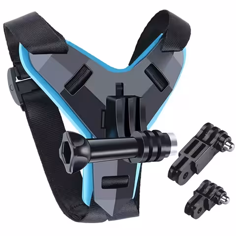 GoPro kameros laikiklis ant motociklo šalmo – stabilus tvirtinimas ir aiški filmavimo kokybė