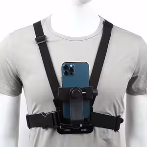 Krūtinės diržas telefono ir GoPro kamerai – reguliuojama Chest Mount sistema