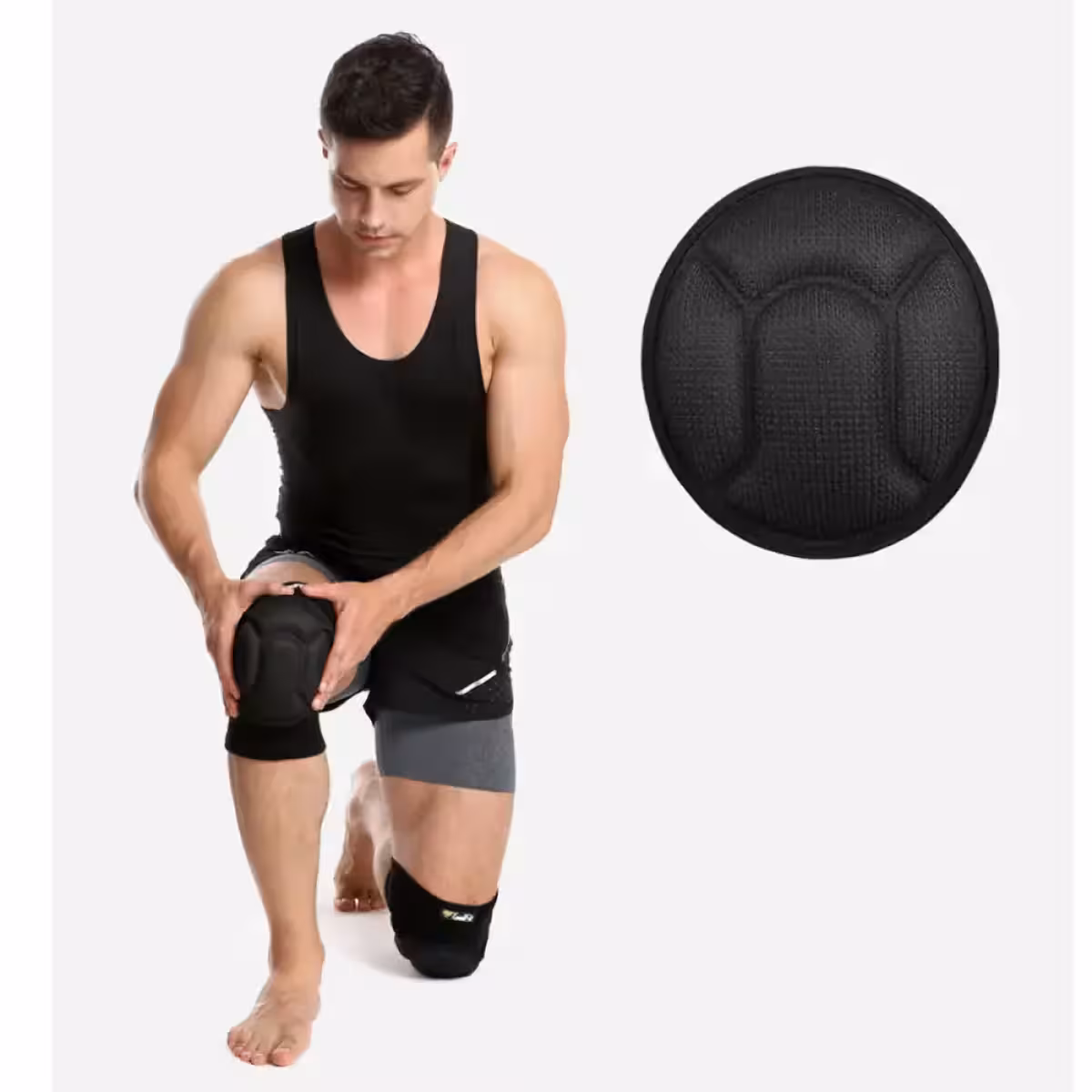 Kelio įtvaras su tankaus porolono pagalvėlėmis maksimaliam saugumui