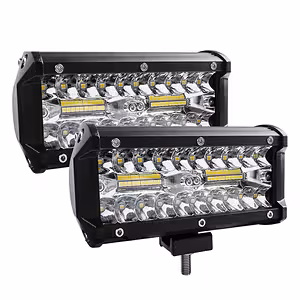 Rinkinys 2 LED BAR prožektoriai automobiliui 240W – 24000LM, 12V/24V traktoriui, sunkvežimiui, ATV, offroad