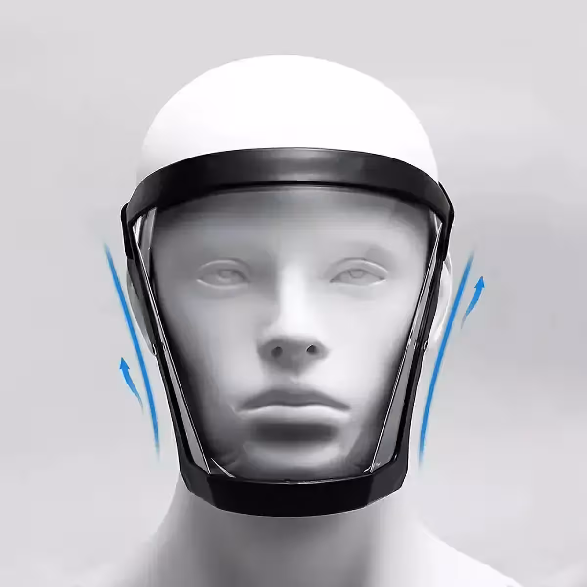 Veido apsauga, naudojama pjaunant medieną, sauganti nuo dulkių