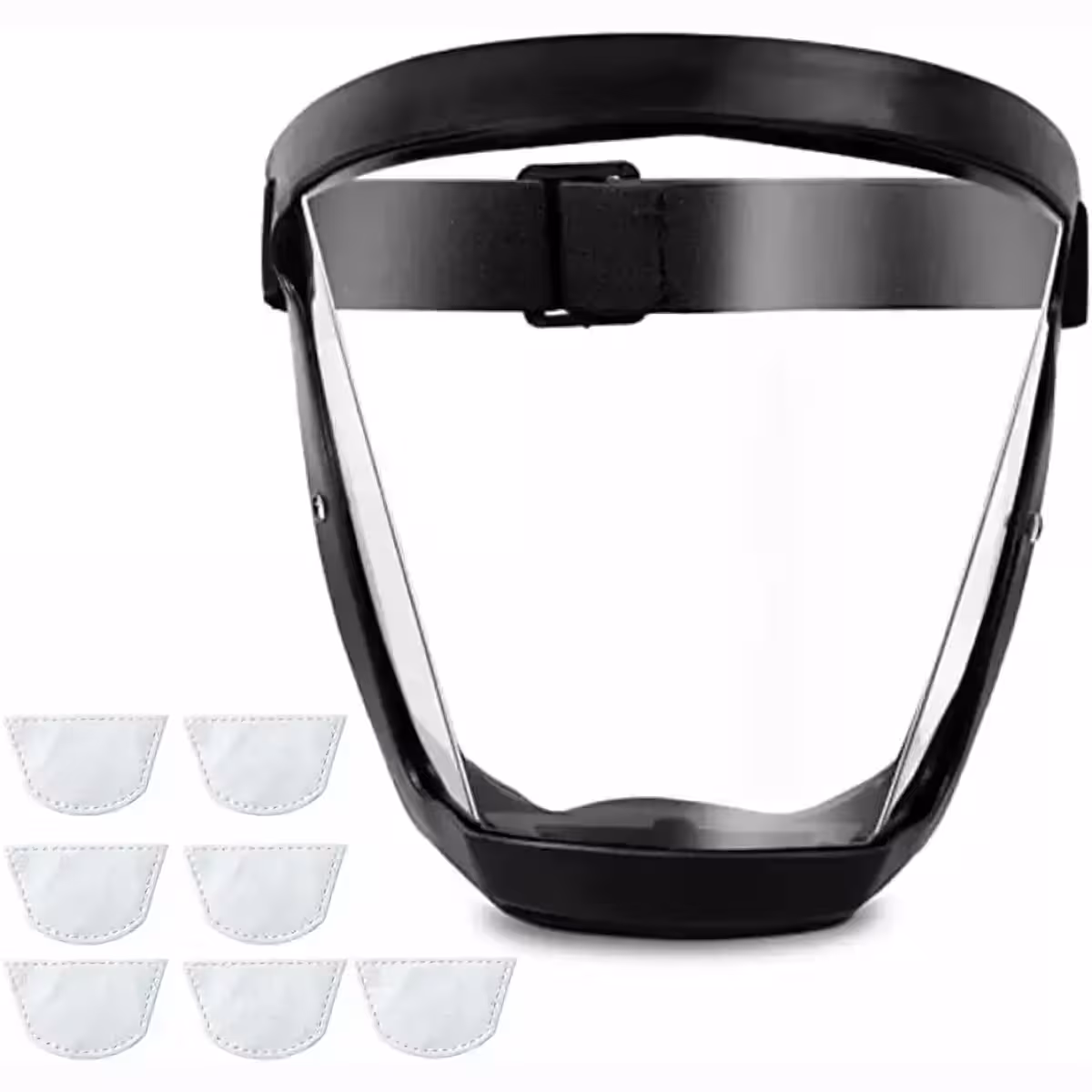 Veido kaukė smulkių dulkių, žiedadulkių ir oro dalelių filtravimui