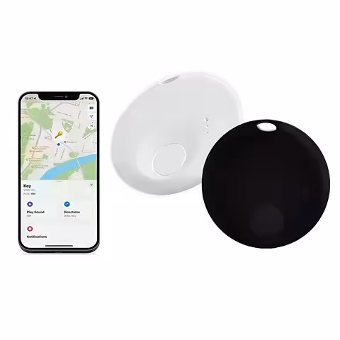 GPS sekimo ir lokalizavimo įrenginys automobiliui, vaikams, raktams, gyvūnams – suderinamas su iPhone (Find My, AirTag)