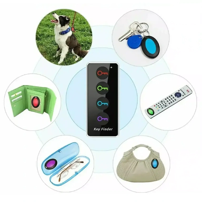 Praktinis įrenginio naudojimas daiktų radimui