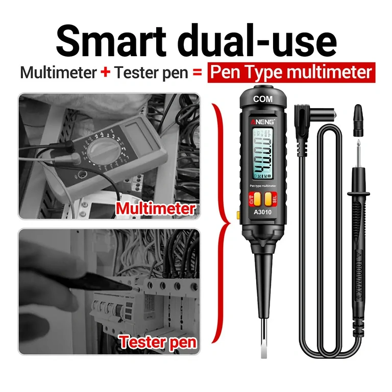 Praktinis naudojimas Praktinis įtampos testerio naudojimo pavyzdys