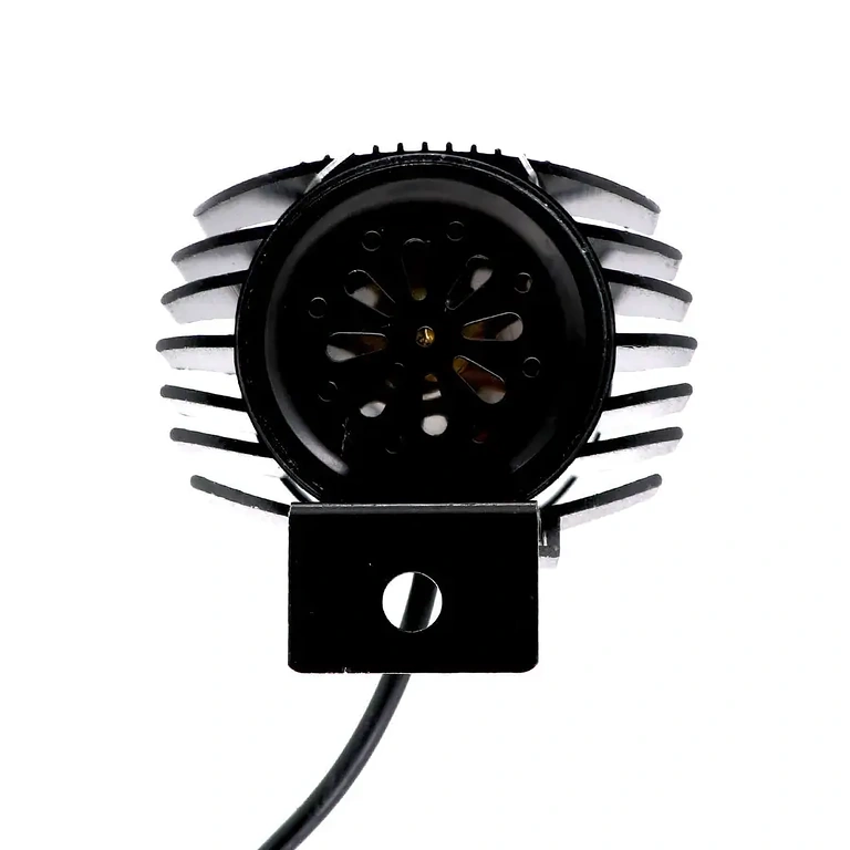 Galinė žibinto pusė su integruotu elektroniniu signalu