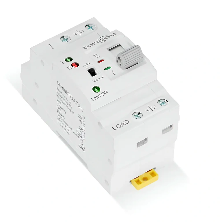 ATS gnybtų detalė Artimas ATS įrenginio jungčių vaizdas