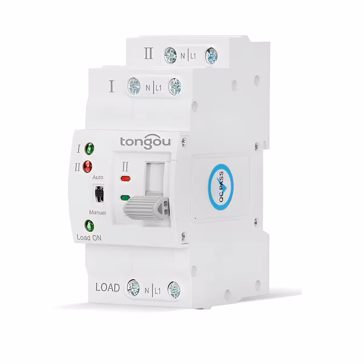 Automatinio perjungimo jungiklio šoninis vaizdas