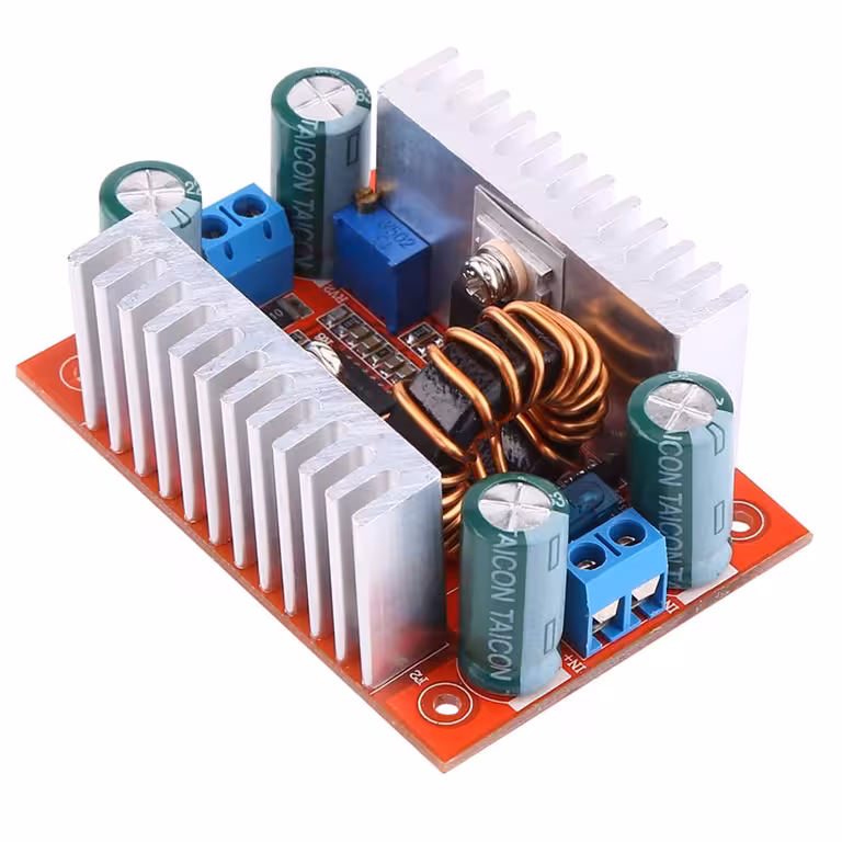 DC-DC Step-Up Boost modulis 400W 15A – įtampos kėlėjas 8.5V-50V į 10V-60V