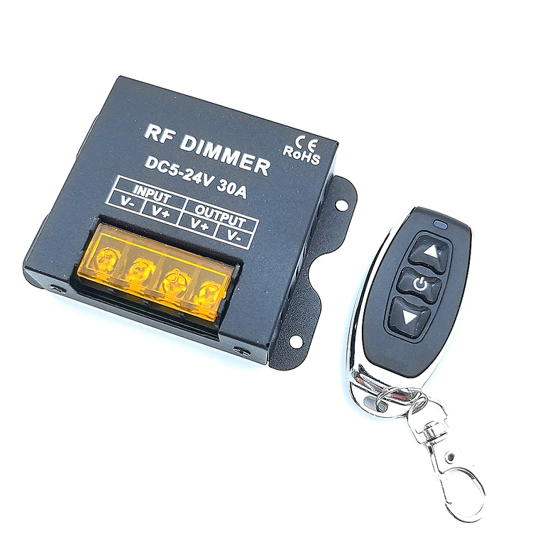 DC dimmeris 5V 12V 24V LED juostų ryškumui reguliuoti