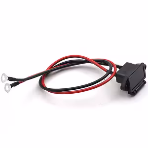 Citycoco ir Harley elektrinio motorolerio baterijos maitinimo kištukas – įkrovimo kabelis 60 cm