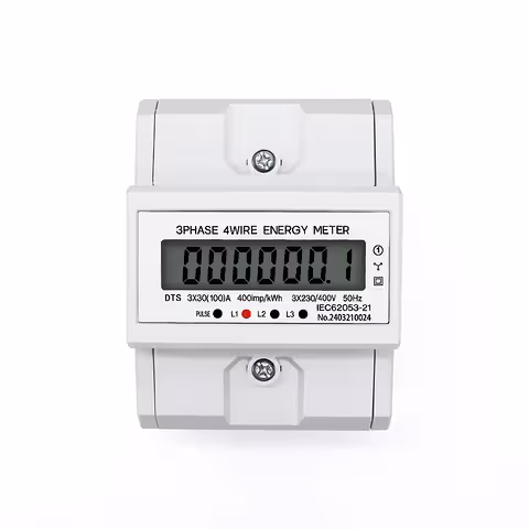 Trifazis skaitmeninis elektros energijos skaitiklis 380V – tiksli energijos sąnaudų stebėsena
