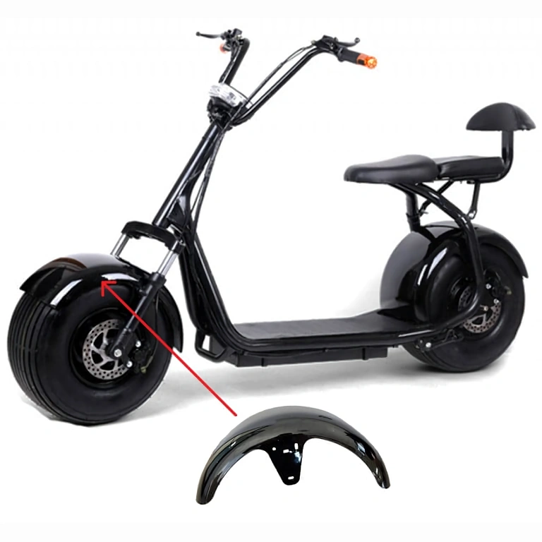 Citycoco priekinis sparnas – vaizdas iš viršaus