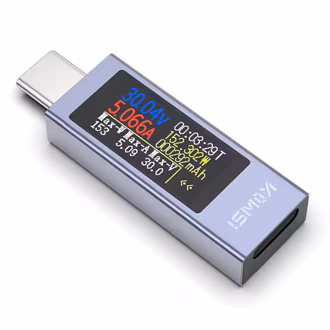 Kowsi KWS-2302C USB C multimetras – skaitmeninis įtampos, srovės ir talpos testeris