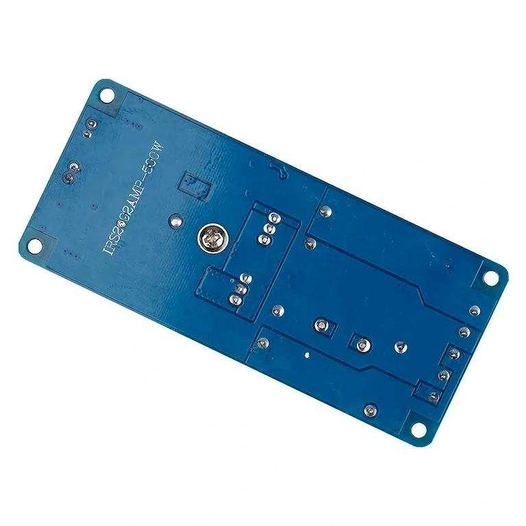 Mono stiprintuvo 500W IRS2092 komplekto galinis vaizdas