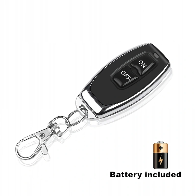 Pakuotėje RF433 lizdas, nuotolinio valdymo pultas ir instrukcija