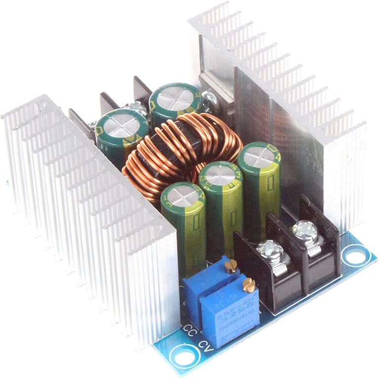 DC/CV 20A 300W modulio įtampos ir srovės reguliavimas