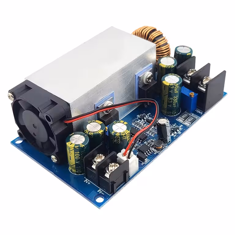DC-DC Step-Down 12–75V 25A 600W maitinimo šaltinis – įtampos ir srovės reguliatorius CV/CC, skirtas maitinimui ir baterijoms