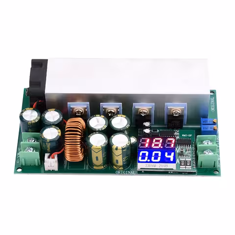 DC12–80V 20A reguliuojamas Step-Down modulis 600W su nuolatine srove ir skaitmeniniu ekranu – premium įtampos žemyn šaltinis