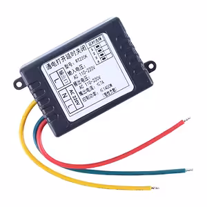 Mechaninis/analoginis laikmačio relės modulis 1–480 min – uždelsimas išjungiant (OFF-delay / atstatymo laikmatis), AC 220V 7A